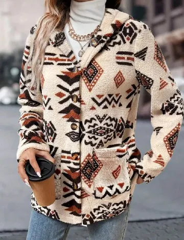 Jacheta SHEIN, crem Crem