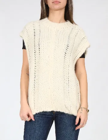 Vesta Zara, ecru Alb