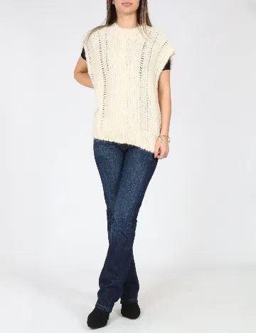 Vesta Zara, ecru Alb