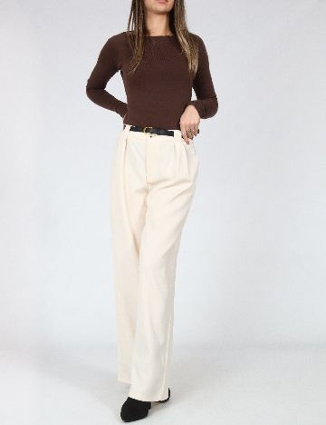 Pantaloni SHEIN, crem