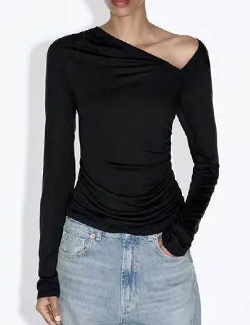 Bluza Zara, negru Negru