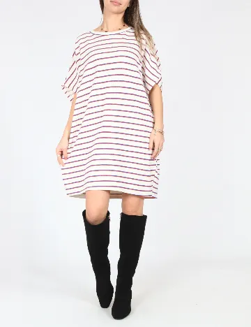 Rochie scurta Pull&Bear, alb Alb