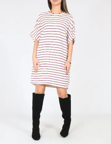 Rochie scurta Pull&Bear, alb Alb