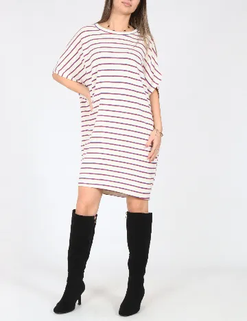 Rochie scurta Pull&Bear, alb Alb