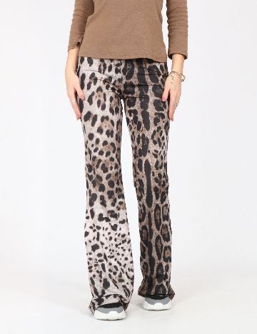 Pantaloni Samdan, animal print