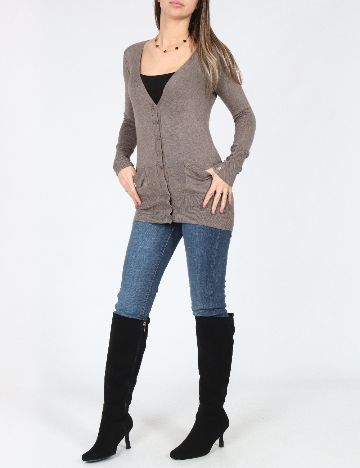 Cardigan Zara, maro deschis