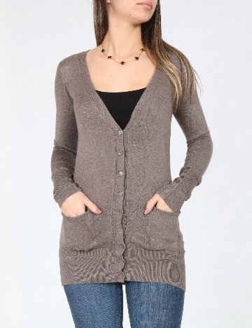 Cardigan Zara, maro deschis