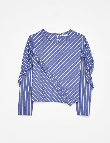 Bluza Bershka, albastru