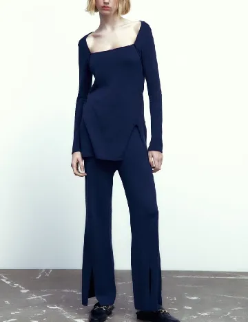 Bluza Zara, bleumarin Albastru