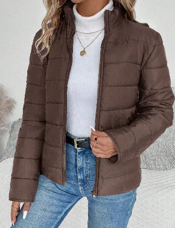 Geaca SHEIN, maro Maro