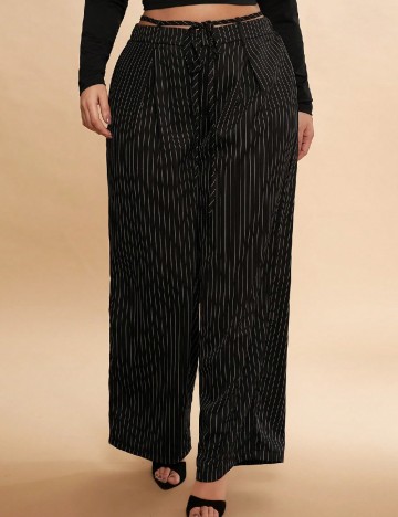 Pantaloni SHEIN CURVE, negru