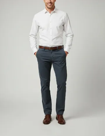 Pantaloni Zara, bleumarin Albastru