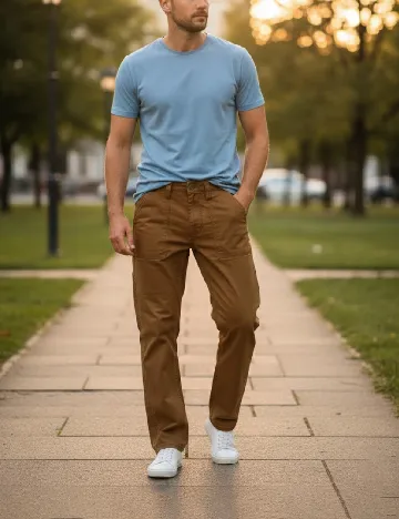 Pantaloni Zara, maro Maro