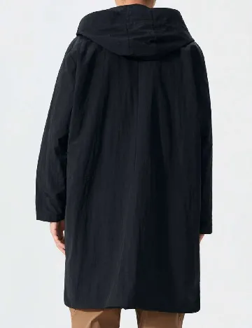 Jacheta SHEIN Plus Size Men, negru Negru