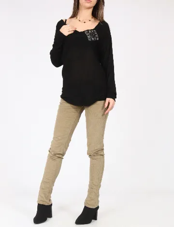 Bluza Zara, negru Negru