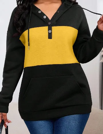 Hanorac SHEIN, negru Negru