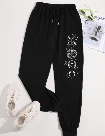 Pantaloni SHEIN, negru