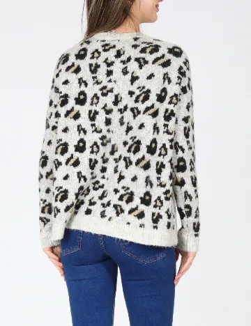 Pulover Pull&Bear, gri Gri