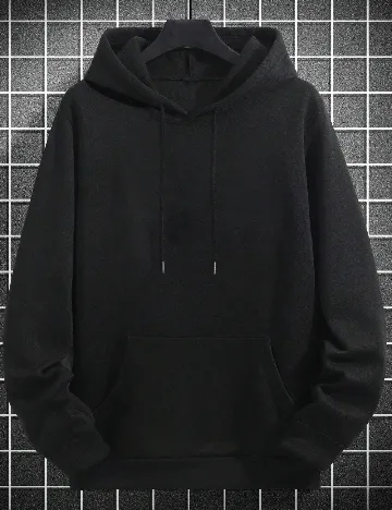 Hanorac SHEIN, negru Negru