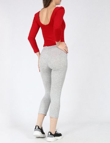 Colanti trei sferturi Pull&Bear, gri