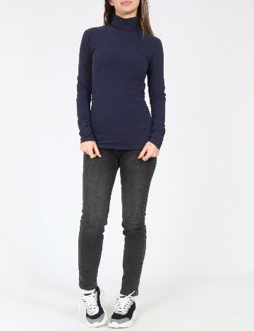 Bluza Bershka, bleumarin