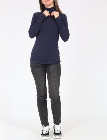 Bluza Bershka, bleumarin