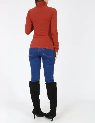 Bluza Bershka, caramiziu Portocaliu