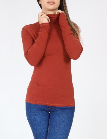 Bluza Bershka, caramiziu