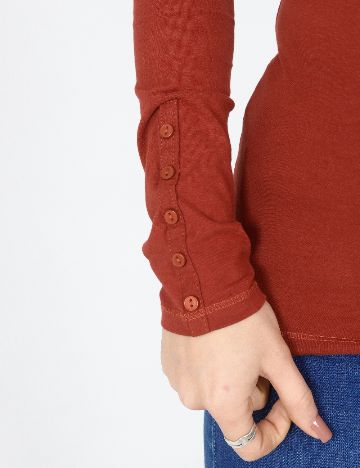 Bluza Bershka, caramiziu