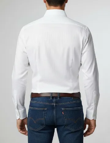 Camasa Zara, alb Alb