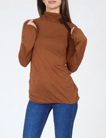 Bluza Bershka, caramiziu Maro