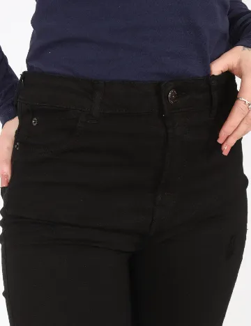 Blugi Bershka, negru Negru