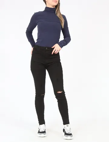 Blugi Bershka, negru Negru