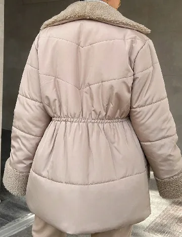 Geaca SHEIN, bej Crem