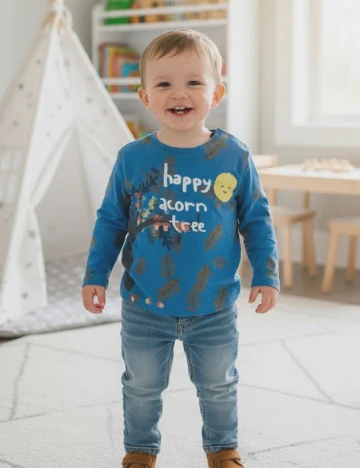 Bluza Zara, albastru Albastru