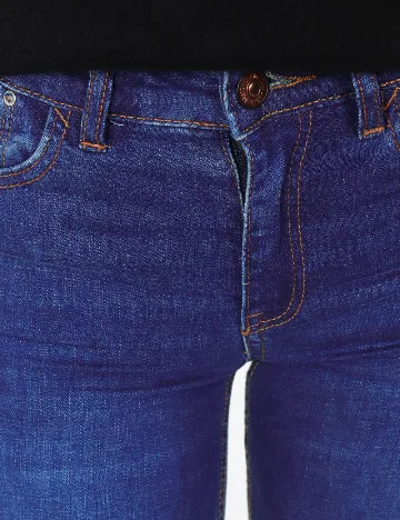 Blugi Pull&Bear, albastru Albastru