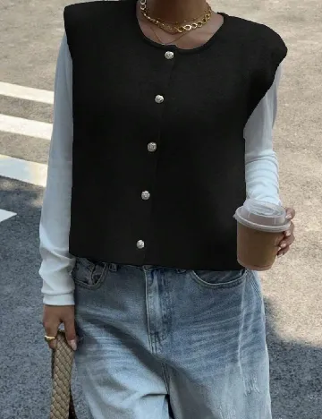 Vesta SHEIN, negru Negru