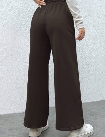 Pantaloni SHEIN, maro
