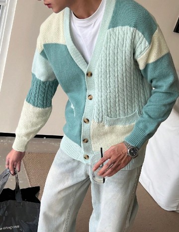 Cardigan SHEIN, verde