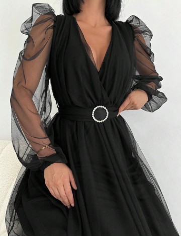 Rochie medie SHEIN, negru