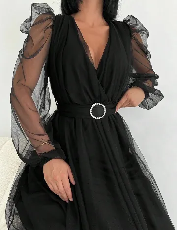 Rochie medie SHEIN, negru Negru