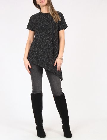 Bluza Oversize Pull&Bear, gri inchis