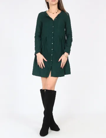 Rochie scurta Zara, verde Verde