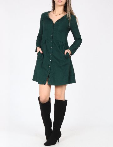 Rochie scurta Zara, verde