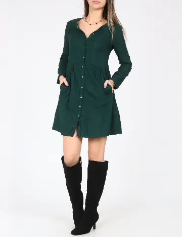 Rochie scurta Zara, verde Verde