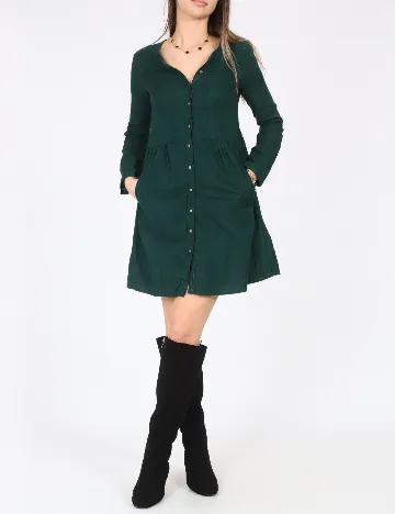 Rochie scurta Zara, verde Verde