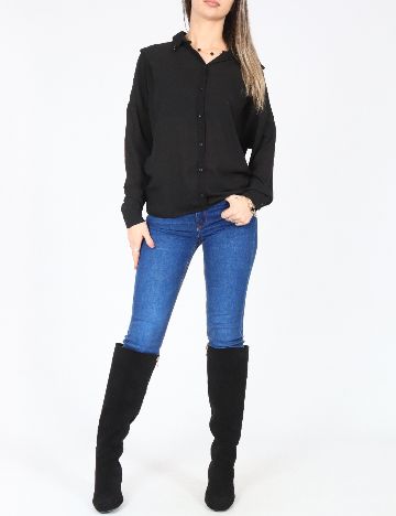 Camasa Bershka, negru