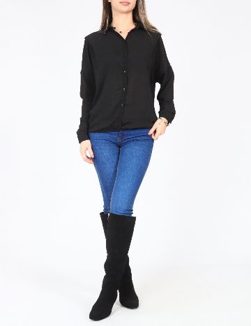 Camasa Bershka, negru