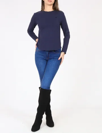 Bluza Zara, bleumarin Albastru