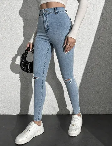 Blugi SHEIN, albastru Albastru